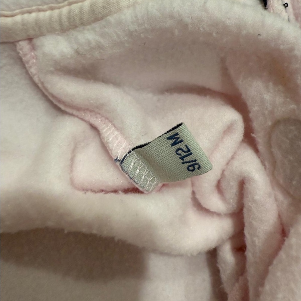 Moncler Light Pink Baby Fleece Zip Up - Picture 7 of 7